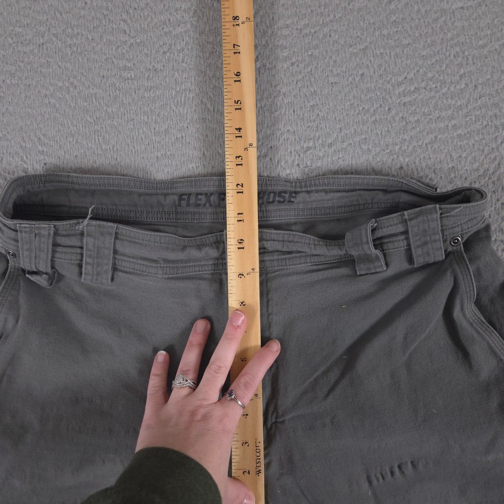 LOT OF 2 Duluth Trading Co Pants Mens 36x30 Grey DuluthFlex Fire Hose Carpenter - Picture 5 of 16